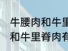 牛腰肉和牛里脊肉有什么不同 牛腰肉和牛里脊肉有何不同